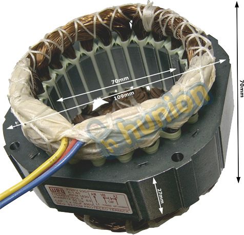 ESTATOR DZ3 1/4 110V